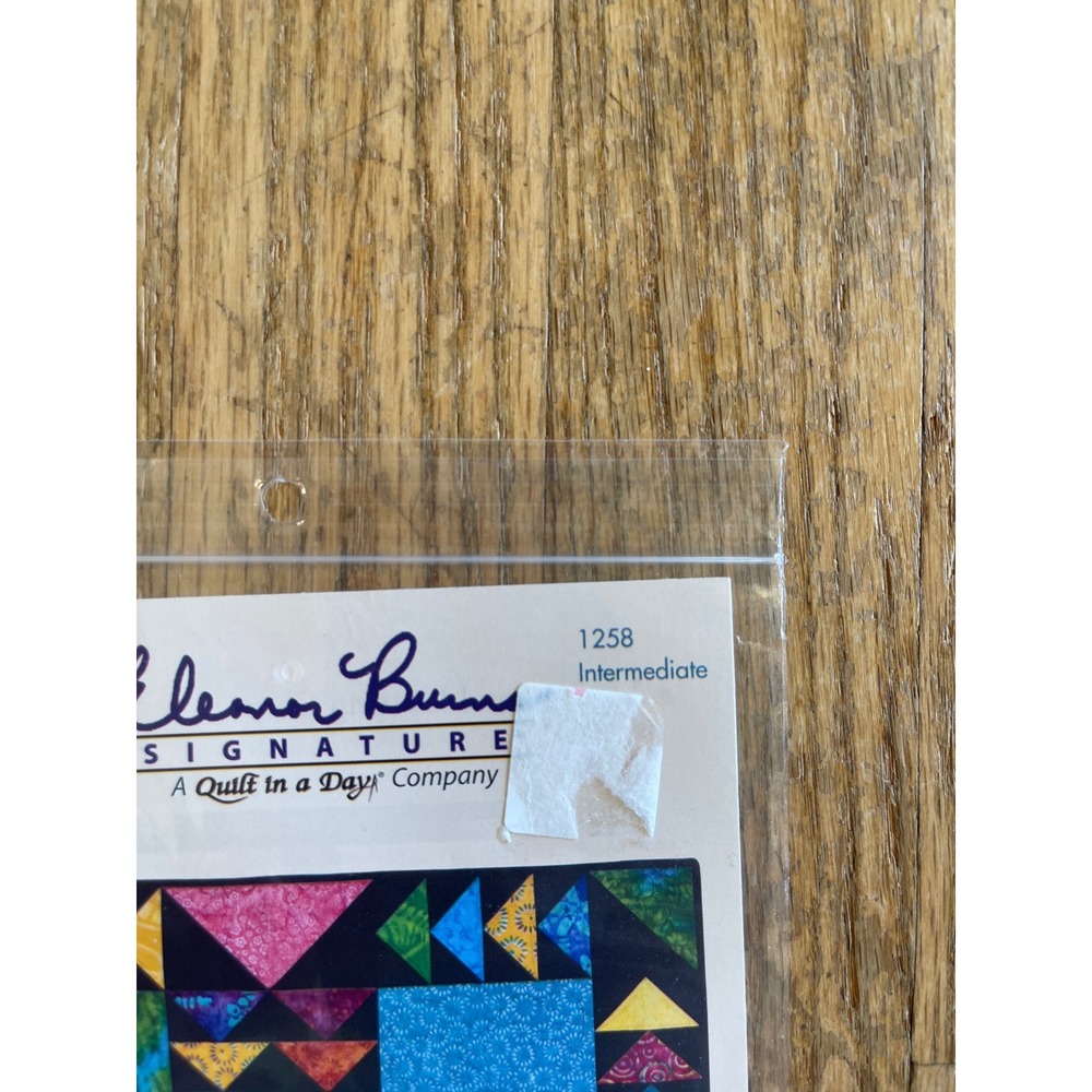 Eleanor Burns Quilt in a Day Fox & Geese Pattern #1258 40x40 Square Cottagecore‎ - Picture 5 of 5